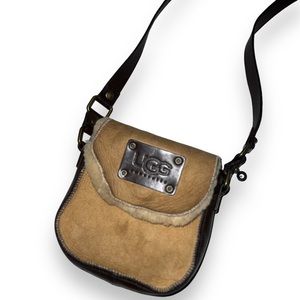 UGG crossbody fur bag
